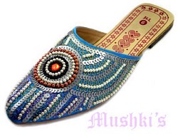 beaded slipper - click here for large view